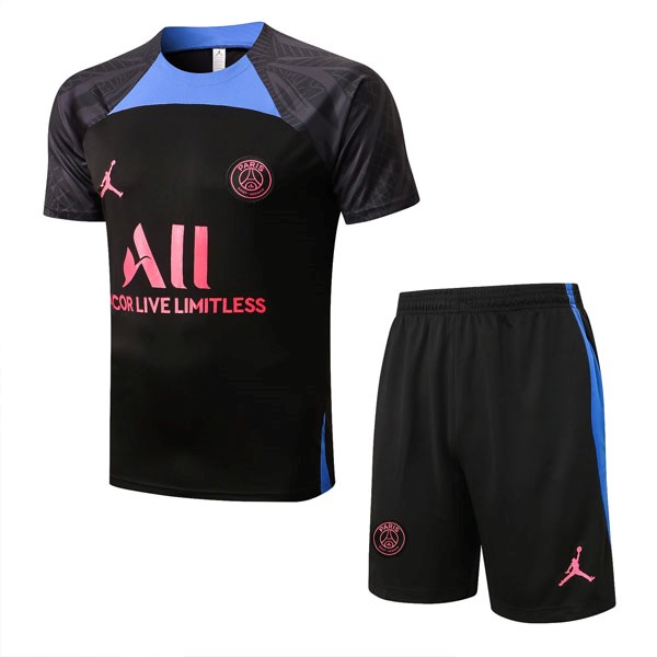 Camiseta Entrenamiento PSG Conjunto Completo 2022/23 Negro